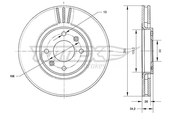 TOMEX Brakes TX 70-24...